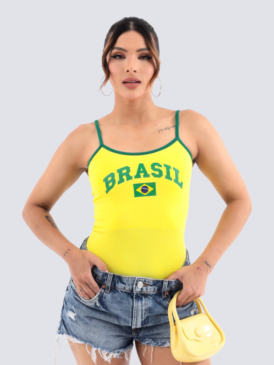 Regata BrasilCore alça fina