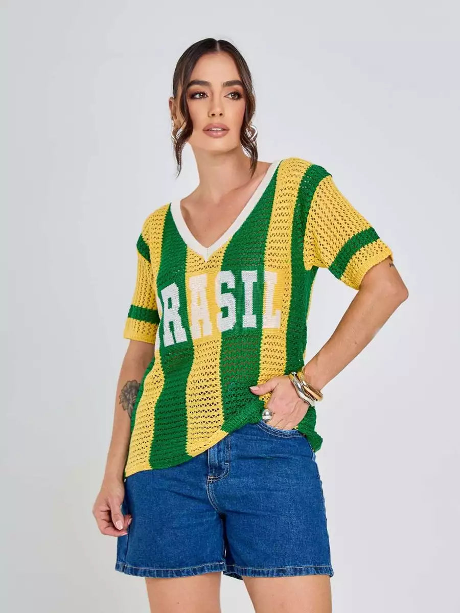 Camisa BrasilCore Tricot