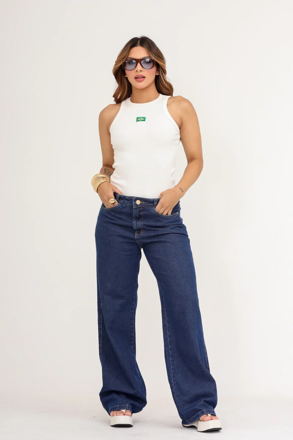 Regata BrasilCore branco