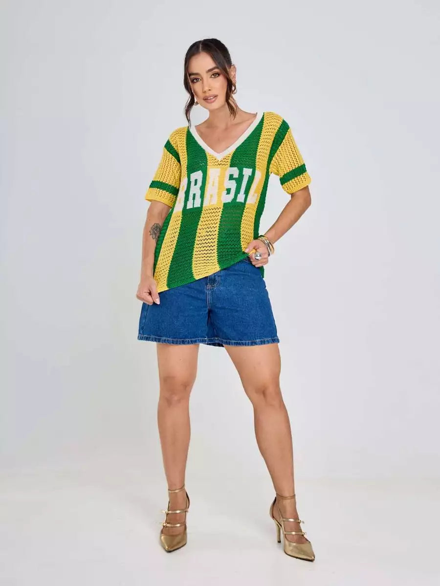 Camisa BrasilCore Tricot